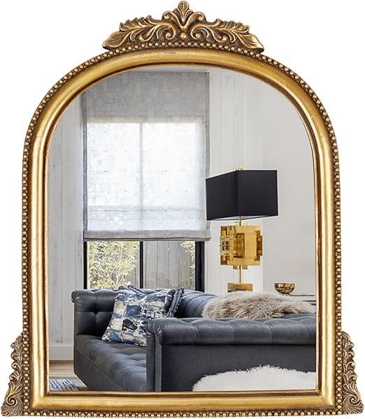 Gold Ornate Baroque Mirror