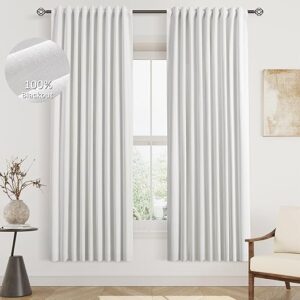 Ivory Linen Blackout Curtains