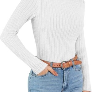 Womens Long Sleeve Ribbed Shirts