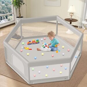 Large Baby Playpen 65x65 Inch,