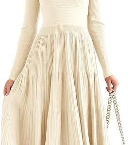 Saodimallsu Womens Long Sleeve Midi Sweater