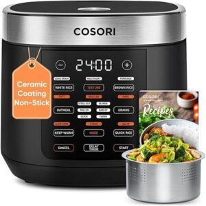 COSORI Rice Cooker 10 Cup, 24h Keep Warm