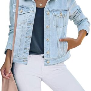 Long Sleeves Denim Jean Jacket