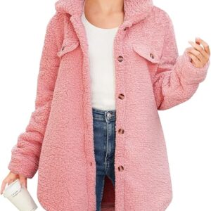 Girls Fuzzy Fleece Jacket