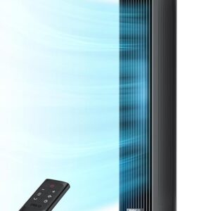 Dreo Tower Fan for Bedroom, 25ft/s Velocity Quiet Floor Fan