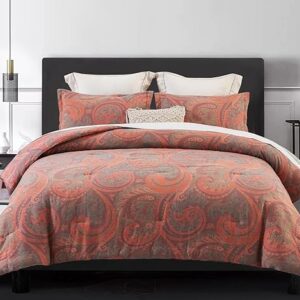 Washed Double Layer Muslin 100% Cotton Comforter Set King Size,