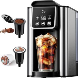 Hot & Iced Coffee Maker with Bold Setting,