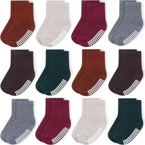 12 Pack Baby Toddler Socks