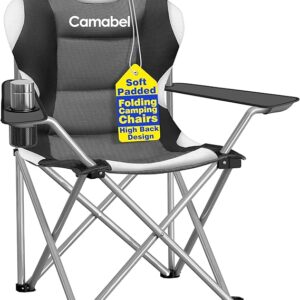 Camabel Folding Camping Chairs Oversized Heavy