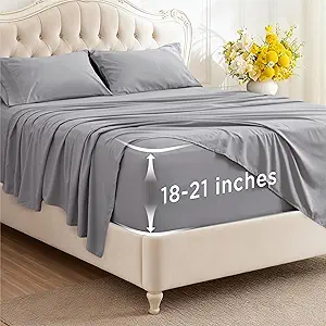 Bedsure Deep Pocket Queen Sheets Set