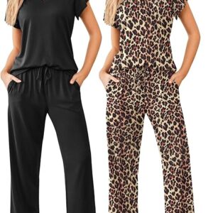 Womens Pajamas Short Sleeve