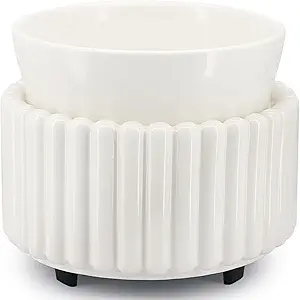 Ceramic Wax Melt Warmer 3-in-1 Candle Wax Warmer for Scented