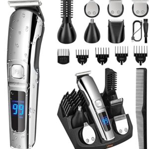 Ufree Beard Trimmer for Men, Waterproof Electric Razor for Nose,