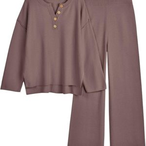 LILLUSORY Women's 2 Piece Lounge Sets Oversized Slouchy