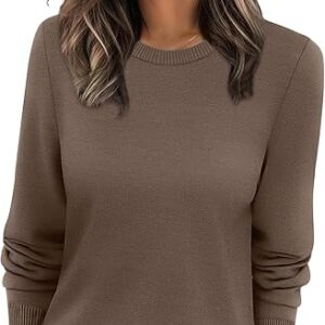 WIHOLL Sweaters for Women Lightweight Pullover Tops Long Sleeve Shirts