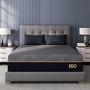EGOHOME 12 Inch King Memory Foam Mattress for Back Pain