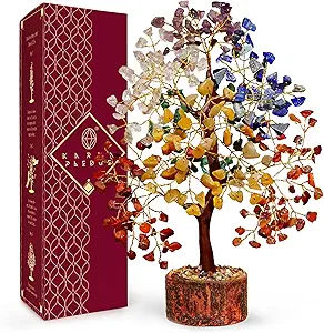 Crystal Tree of Life 7 Chakra Healing Crystals Trees for Home