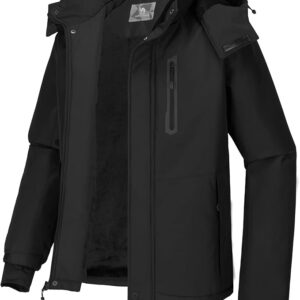 CAMEL CROWN Men's Mountain Snow Waterproof Ski Jacket