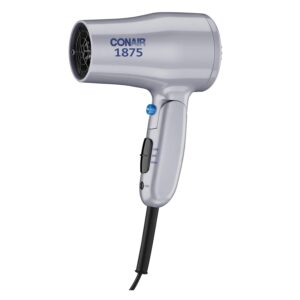 Conair Compact Hair Dryer with Folding Handle, 1875W Travel