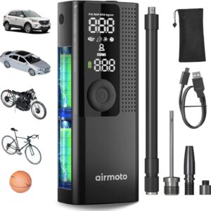 Airmoto Tire Inflator Portable Air Compressor