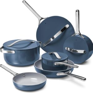 Caraway Deluxe Non-stick Ceramic Cookware Set (16 Piece) Pots