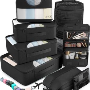 Veken 10 Set/8 Set Packing Cubes for Travel Essentials,