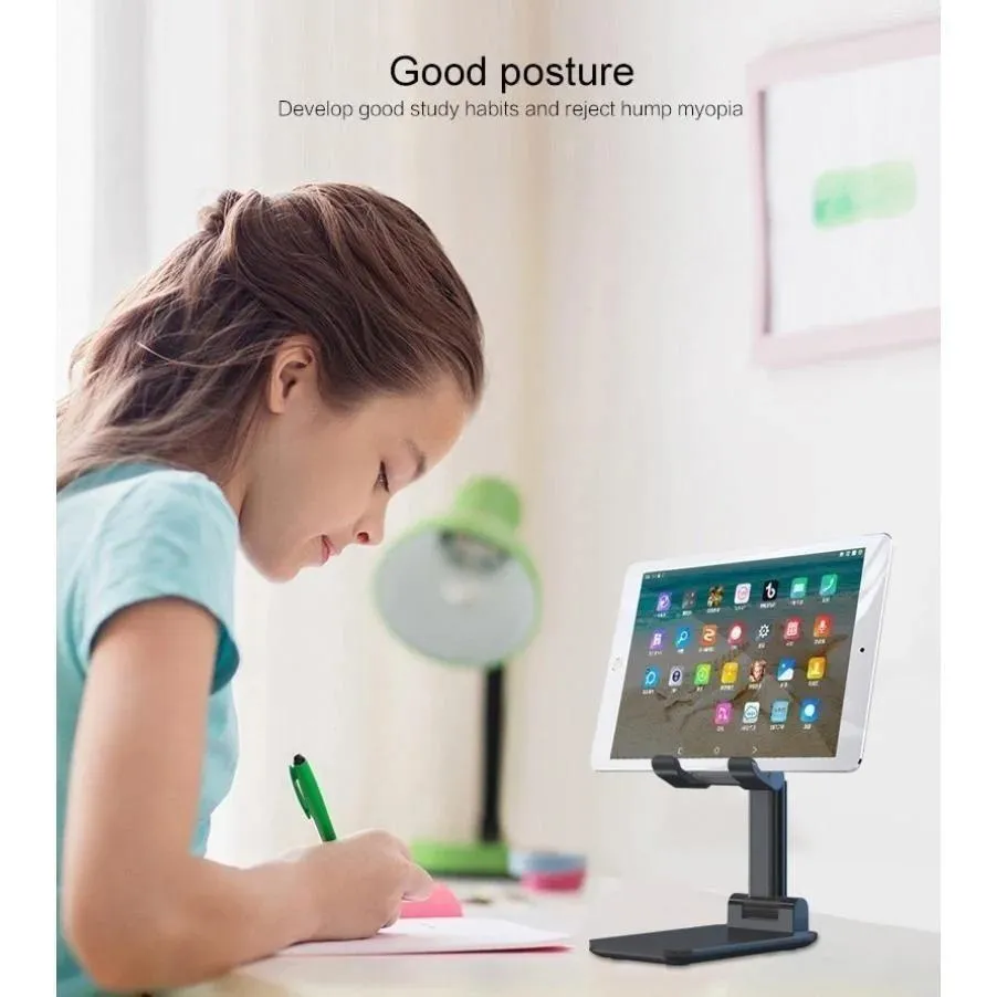 Universal Adjustable Phone Stand – Portable Desktop Holder for iPhone, Android, and Tablets - Image 3
