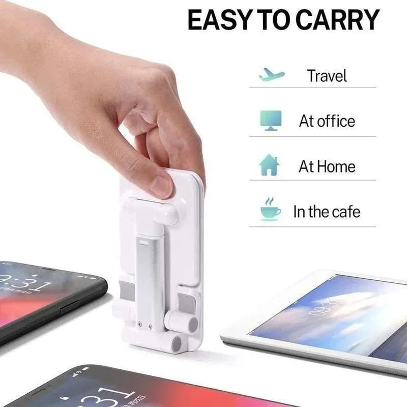 Universal Adjustable Phone Stand – Portable Desktop Holder for iPhone, Android, and Tablets - Image 6