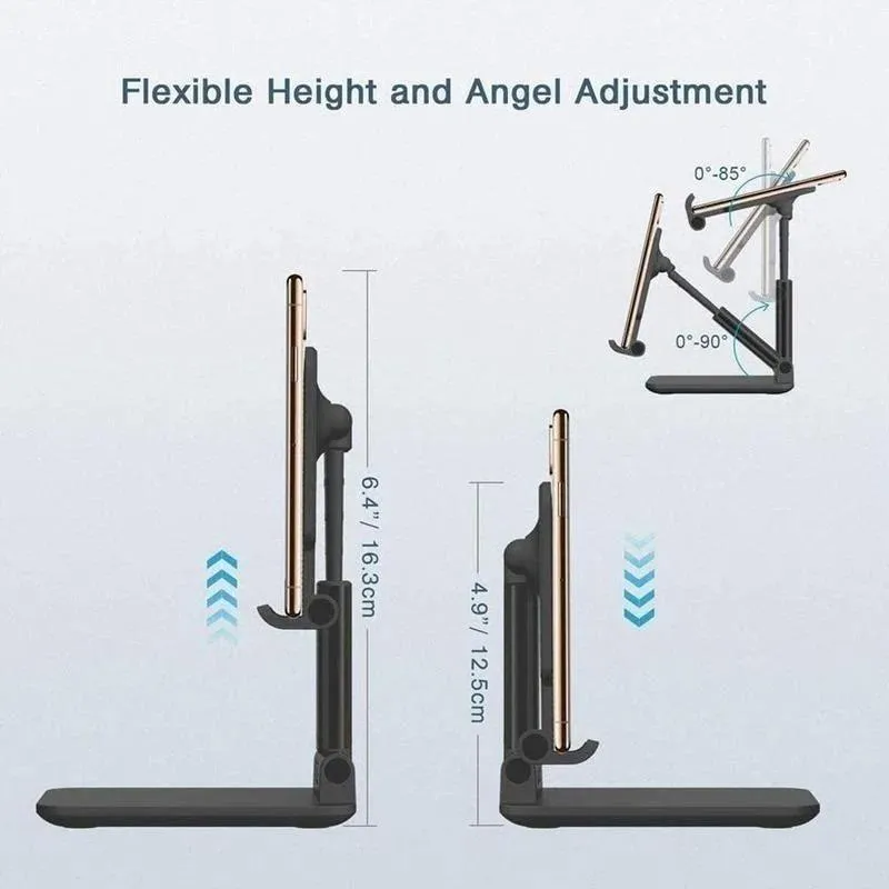 Universal Adjustable Phone Stand – Portable Desktop Holder for iPhone, Android, and Tablets - Image 7