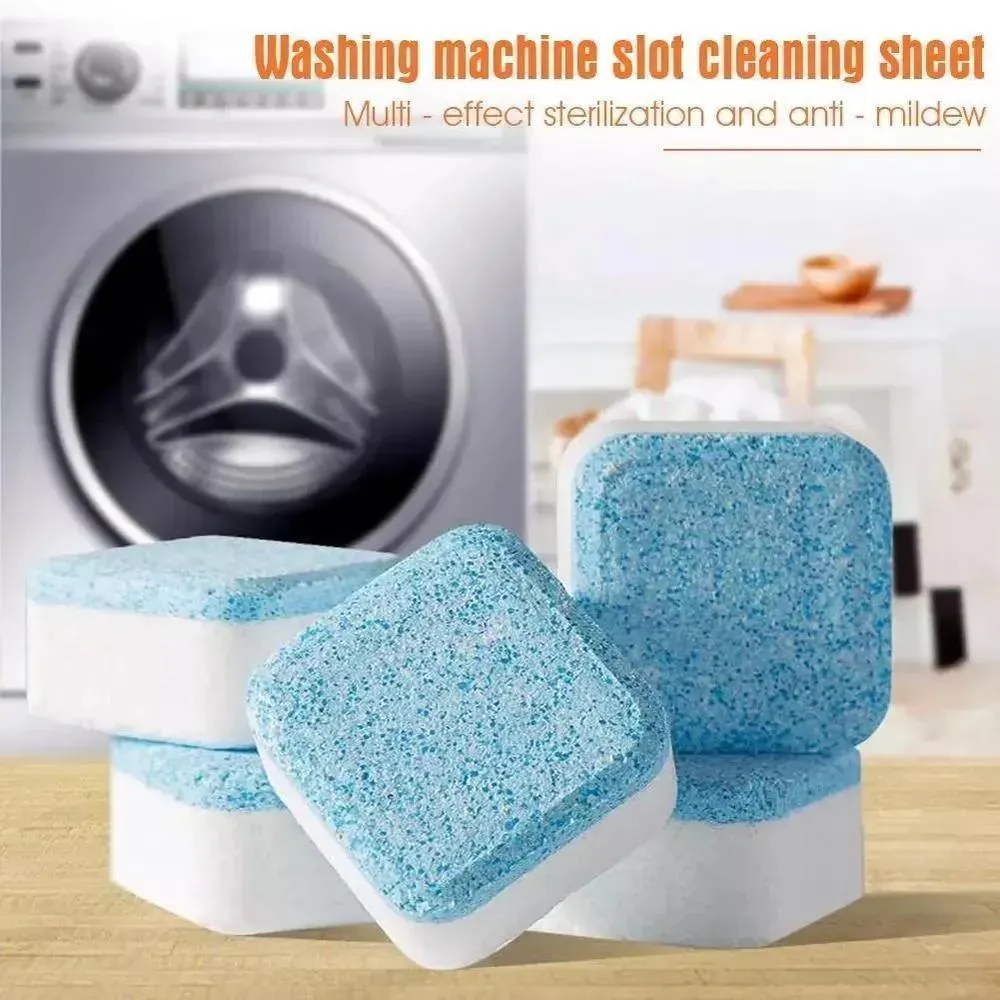 12Pcs Washing Machine Cleaning Tablets – Deep Cleaning Descaler & Effervescent Washer Cleaner